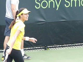 Spandex cehennem gibi sıcak Ana Ivanovic