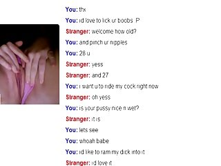 Webcam impudique dans Omegle # 1: Pièces blondes chaudes avec la chatte