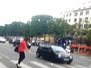 I tacchi alti a Parigi 06 interminabili tacchi neri