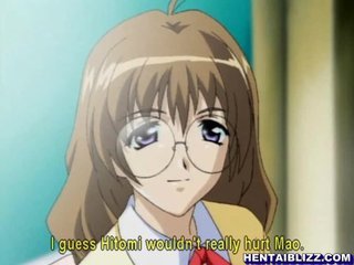 Hentai menina estande quente foda duro