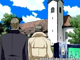 Randy anime girl obtenir le plaisir du sexe sur la bite