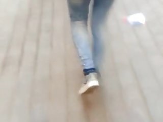 uppriktiga röv arabiska hijab jeans